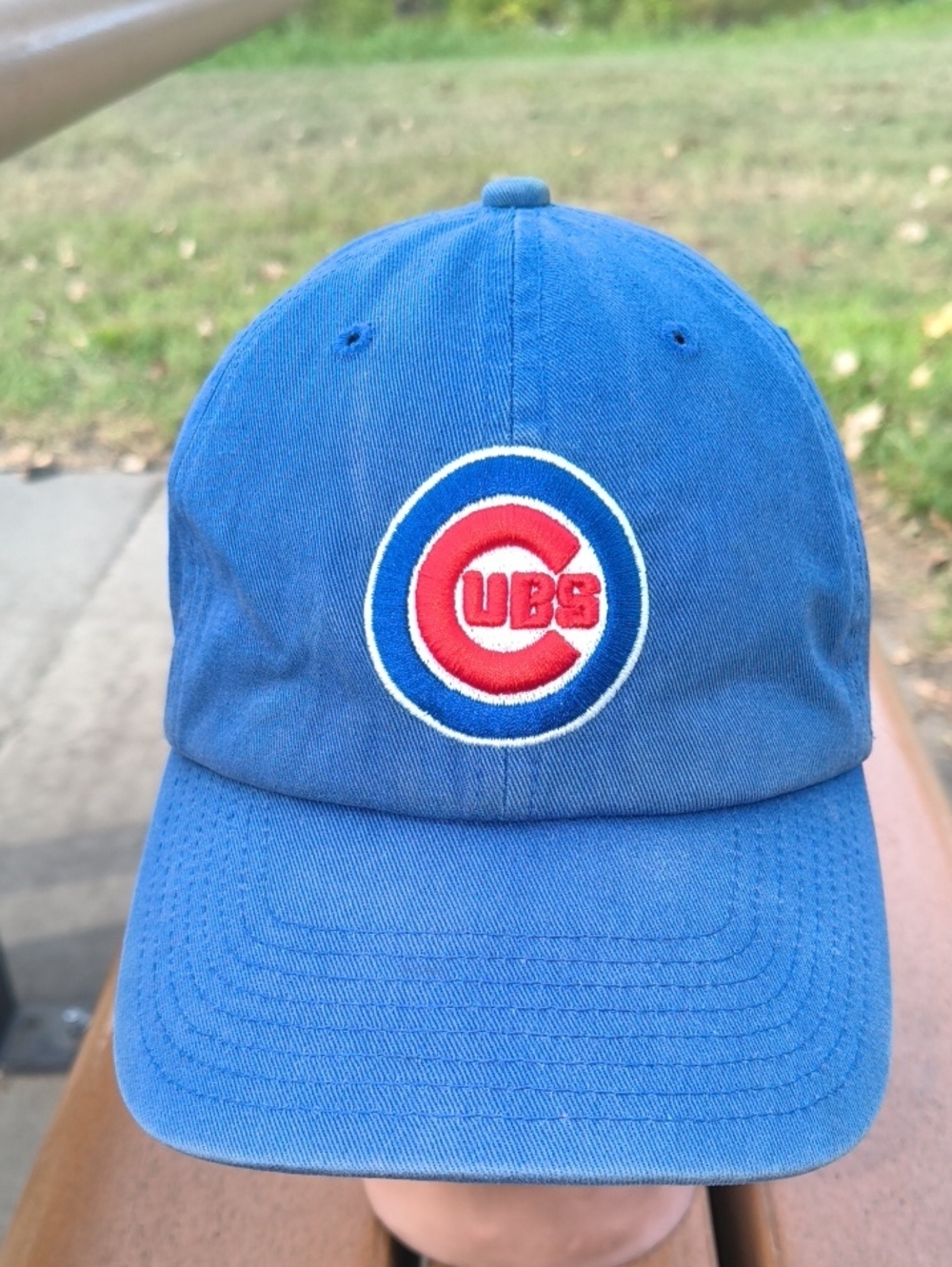 '47 Brand Chicago Cubs Embroidered Logo Strapback Hat Cap OSFM